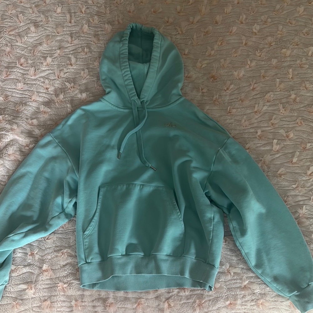 All Yoga Teal Hoodie